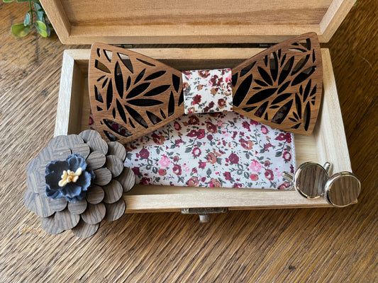 Wooden Flower Set