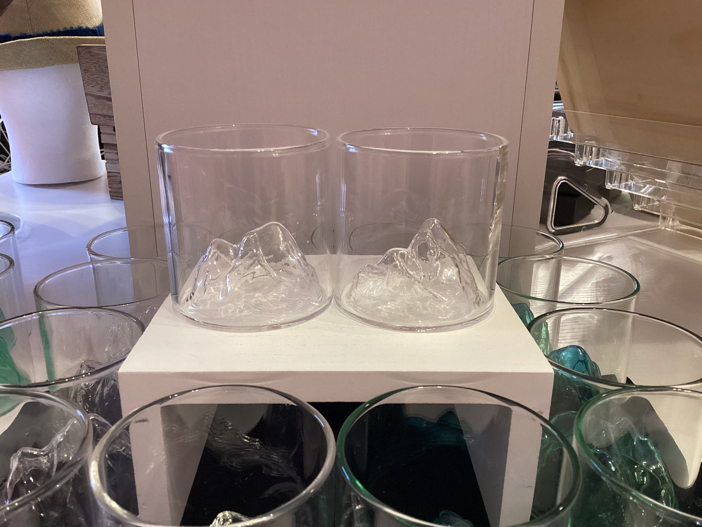 Clear Rock Glasses