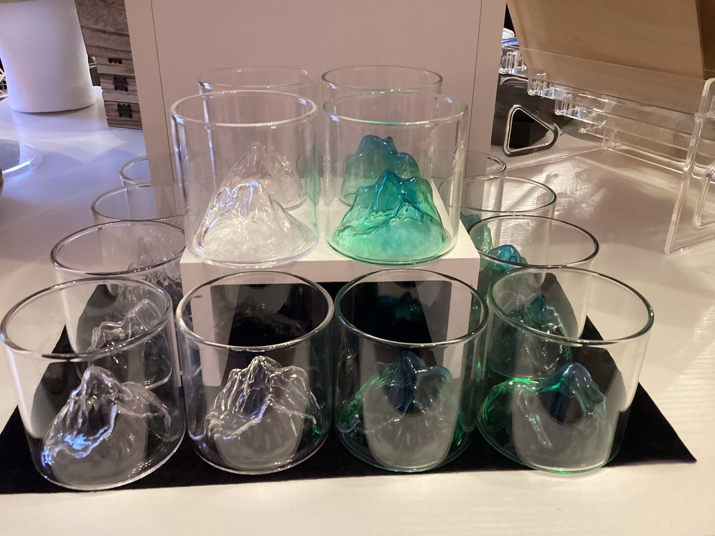 Rocks Glasses (Blue/Green)