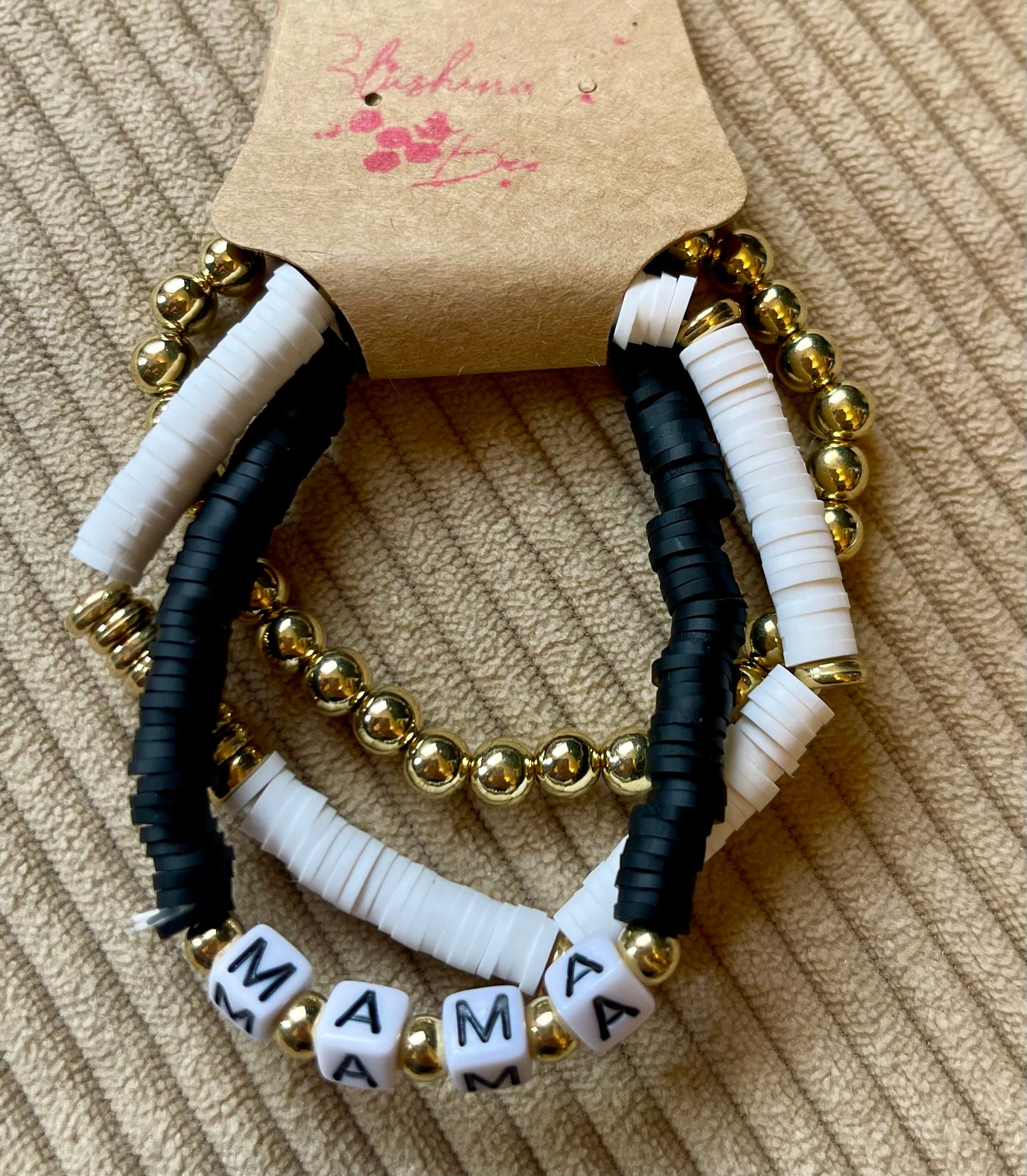 Black & White MAMA Bracelet